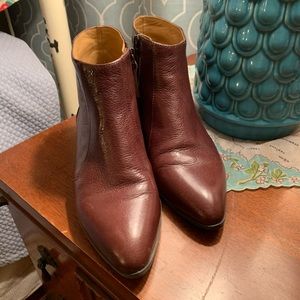 Nine West brown booties